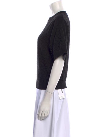 Hermès Silk Crew Neck Top