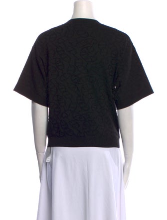 Hermès Silk Crew Neck Top