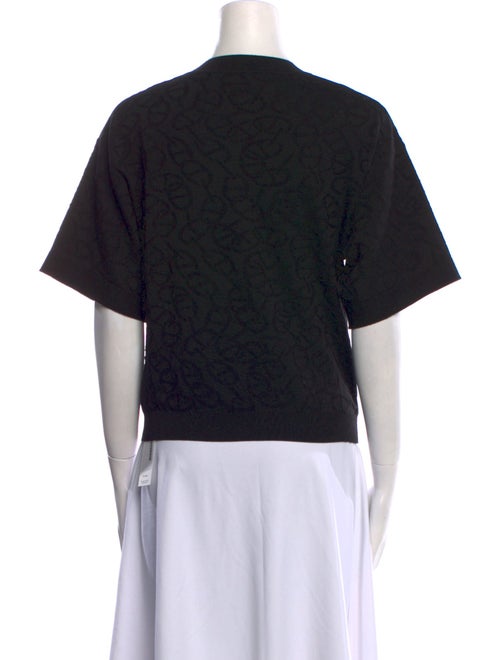 Hermès Silk Crew Neck Top