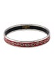 Hermès Narrow Enamel Bangle Bracelet