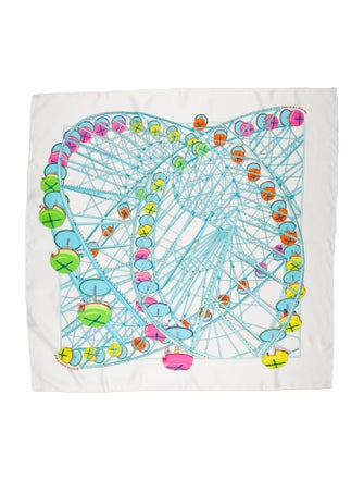 Hermès Grande Roue Silk Scarf