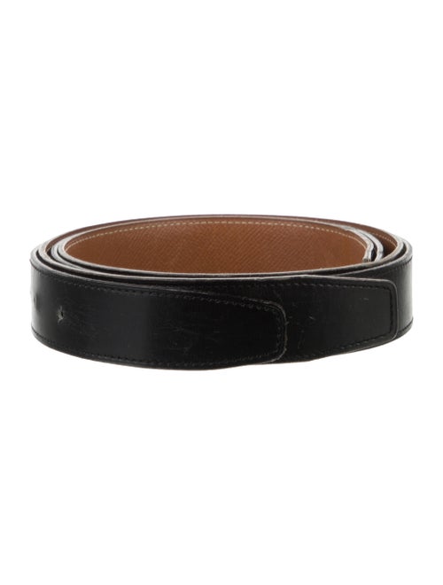Hermès Reversible Box Leather Belt Strap Belt Strap