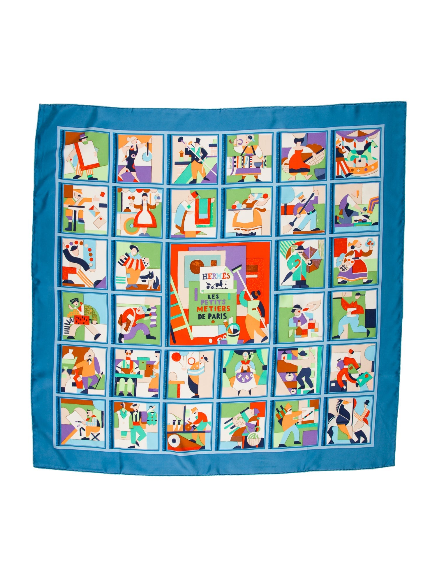 Hermès Les Petits Metiers de Paris Silk Scarf