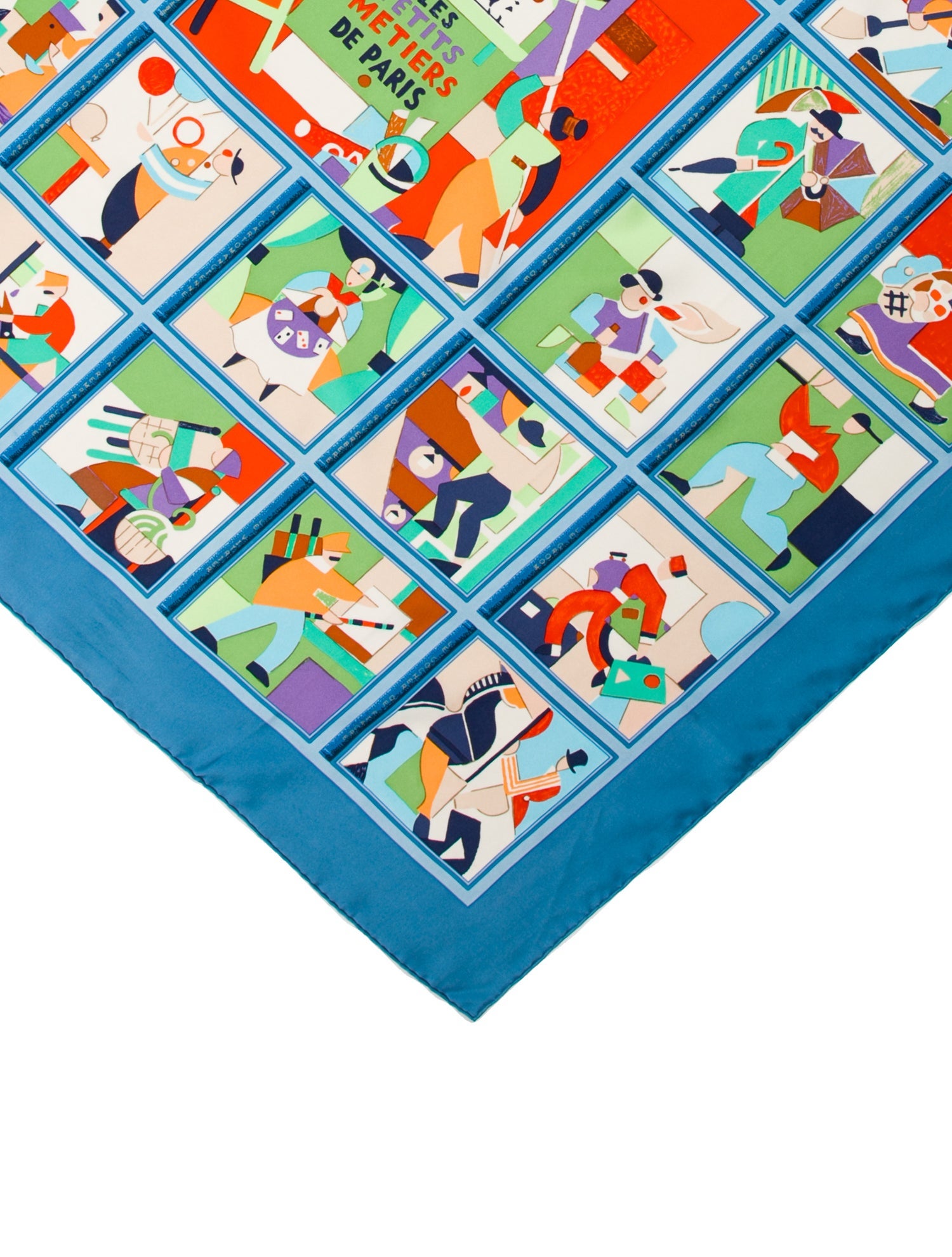 Hermès Les Petits Metiers de Paris Silk Scarf