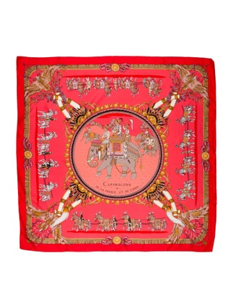 Hermès Caparacons de la France et de L’inde Silk Scarf