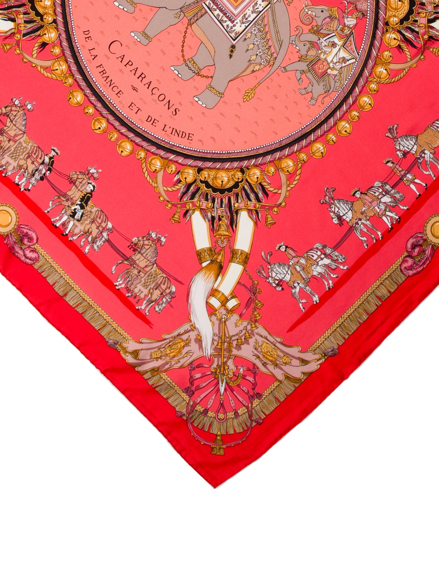 Hermès Caparacons de la France et de L’inde Silk Scarf