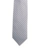 Hermès Blue Patterned Synthetic Tie