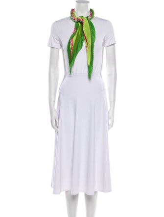 Hermès Les Zebres II Silk Plissé Scarf