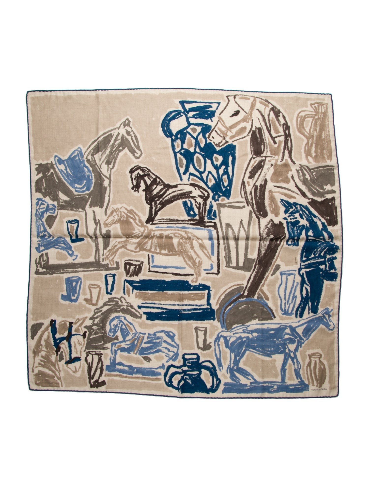 Hermès 600 Chevaux Paper Jam Muffler