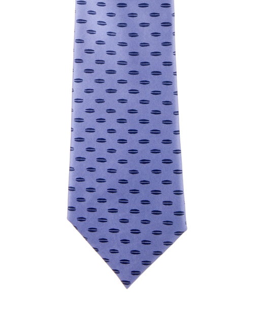 Hermès Silk Printed Tie