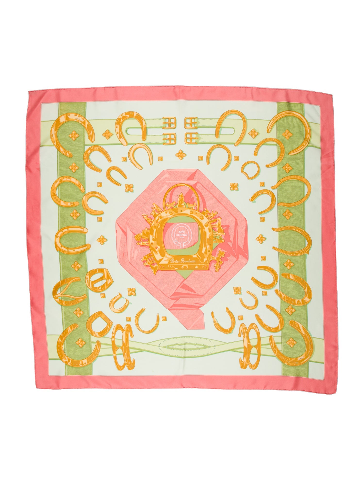 Hermès Porte-Bonheur Silk Scarf