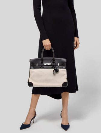 Hermès Toile H & Box Birkin 35