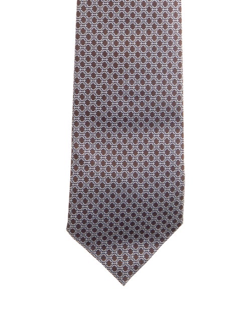 Hermès Silk Printed Tie