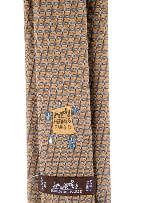 Hermès silk tie
