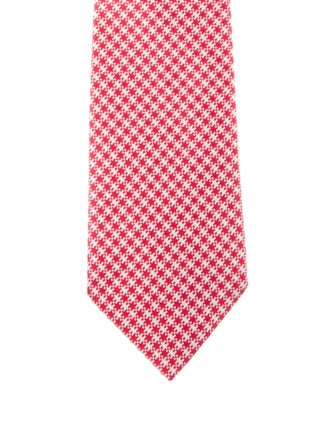 Hermès Silk Pattern Tie