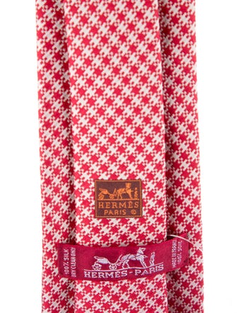 Hermès Silk Pattern Tie
