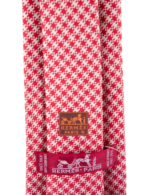 Hermès Silk Pattern Tie