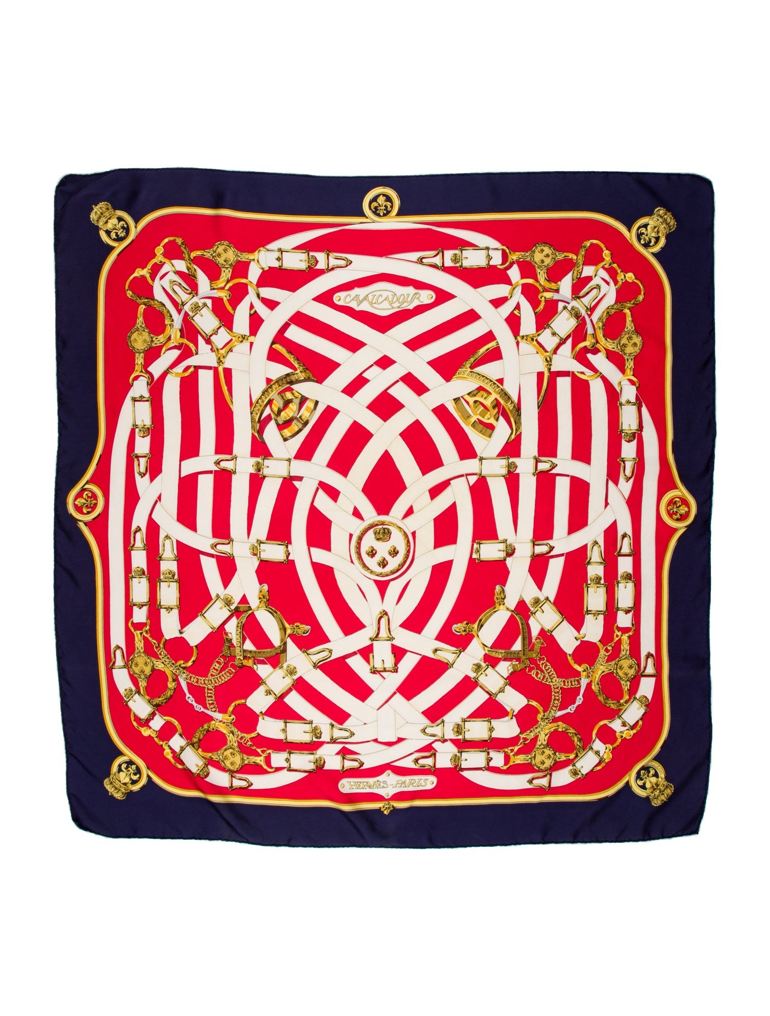Hermès Cavalcadour Silk Scarf