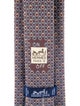 Hermès Silk Pattern Print Tie