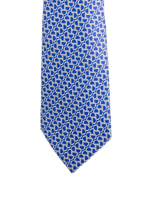 Hermès Silk Printed Tie