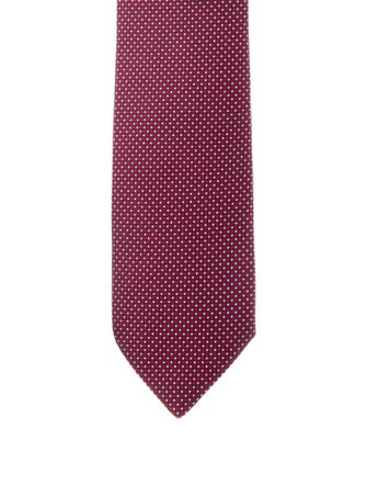 Hermès Printed Silk Tie