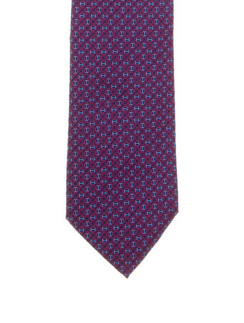 Hermès Pattern Print Tie