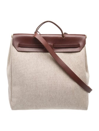Hermès Toile & Vache Hunter Herbag 39