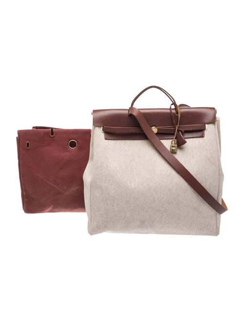 Hermès Toile & Vache Hunter Herbag 39