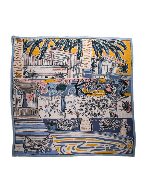 Hermès Rayures d'Ete Cashmere Shawl