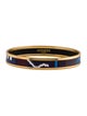 Hermès Enamel Narrow Bangle Bracelet