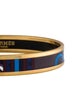 Hermès Enamel Narrow Bangle Bracelet