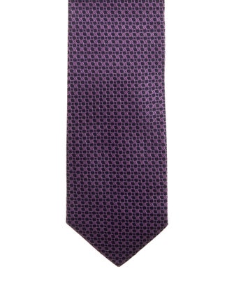 Hermès Silk Pattern Tie