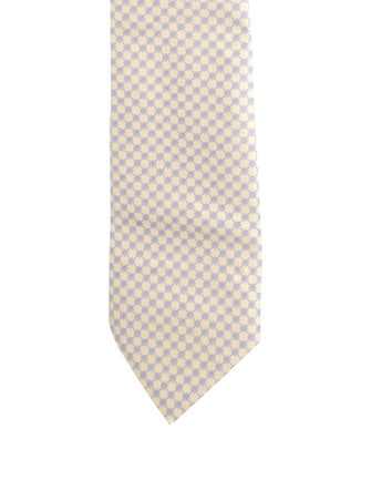 Hermès Pattern Print Tie