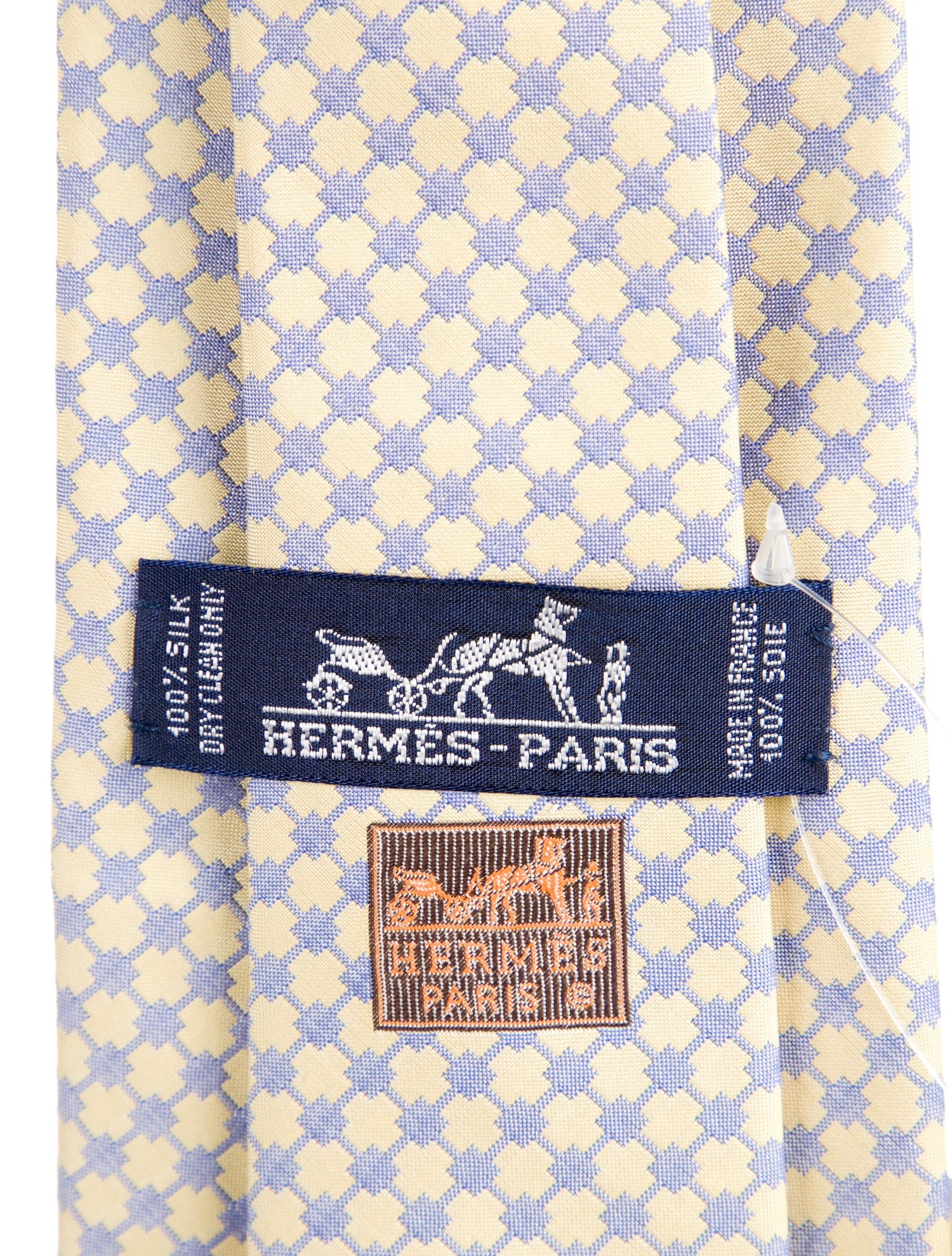 Hermès Pattern Print Tie