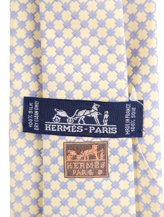 Hermès Pattern Print Tie