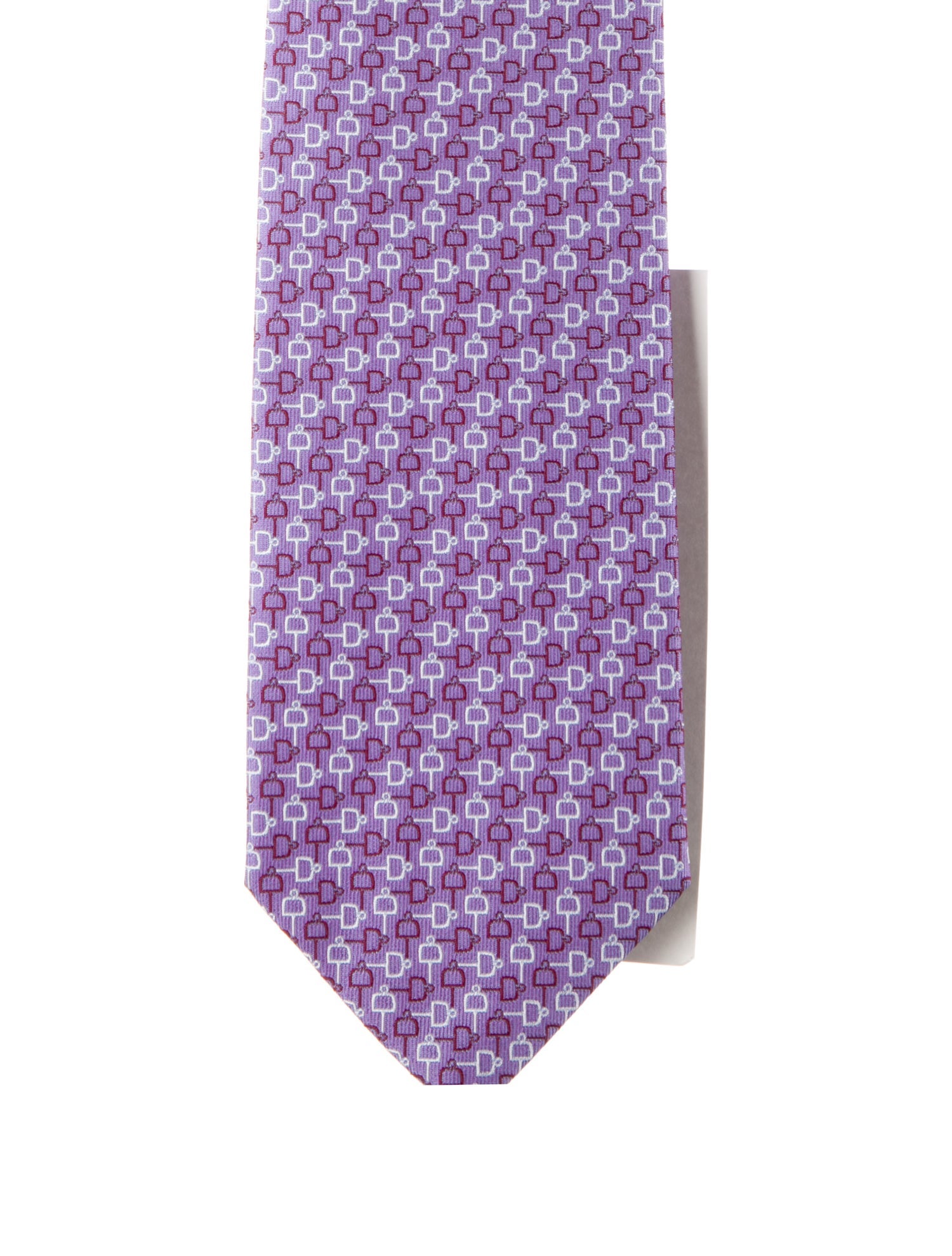 Hermès Pattern Print Tie
