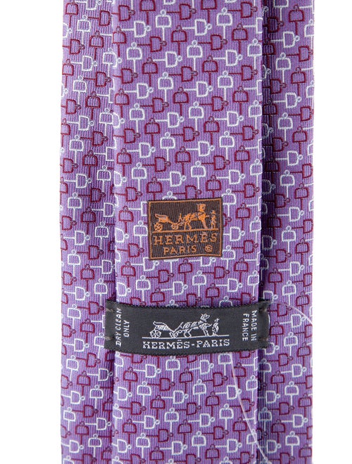 Hermès Pattern Print Tie