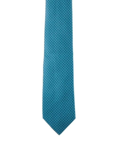 Hermès Pattern Print Tie
