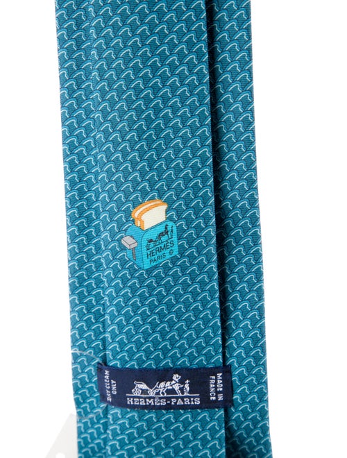 Hermès Pattern Print Tie