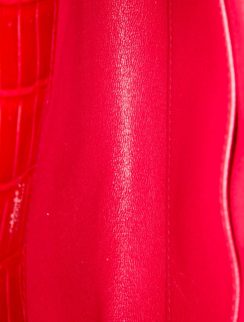 Hermès Shiny Porosus Crocodile Kelly Cut Clutch