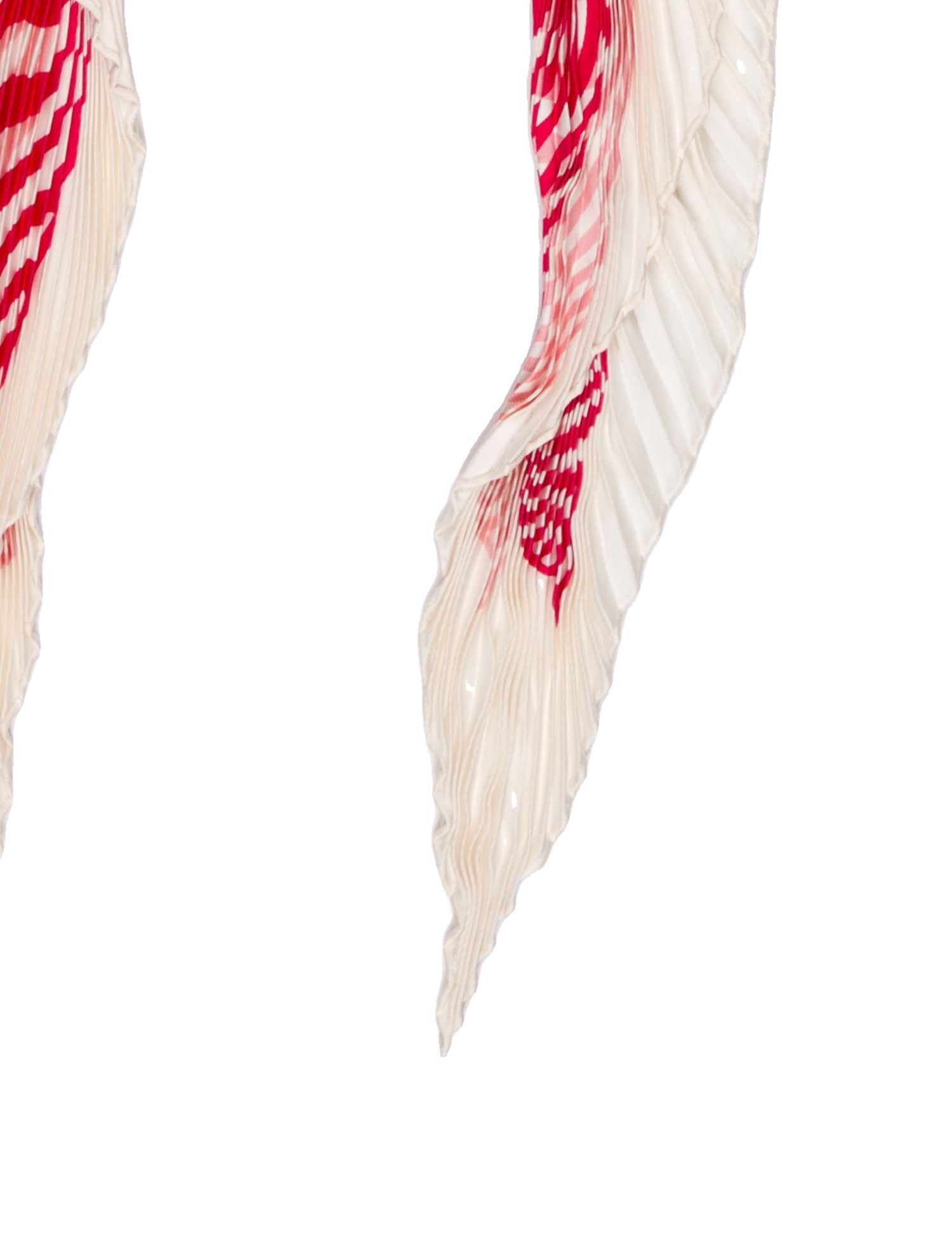 Hermès Onde de Chic Silk Plissé Scarf