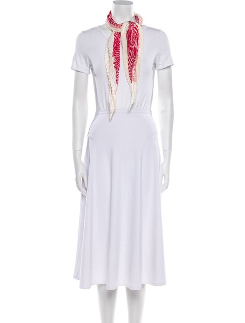 Hermès Onde de Chic Silk Plissé Scarf