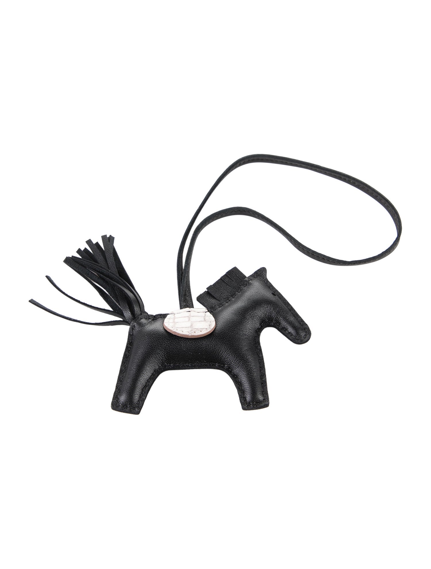 Hermès Himalayan Touch Grigri Rodeo Horse Bag Charm PM