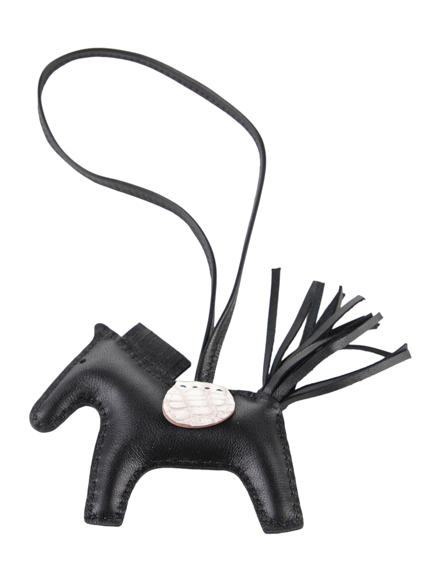 Hermès Himalayan Touch Grigri Rodeo Horse Bag Charm PM