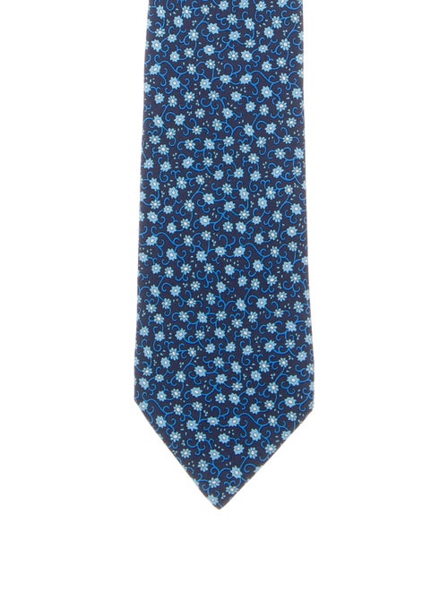 Hermès Silk Printed Tie