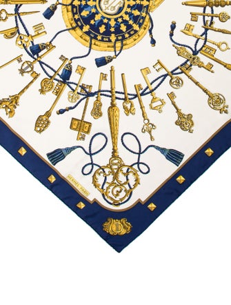 Hermès Keys Les Cles Silk Scarf