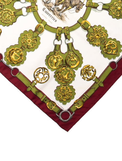 Hermès Cuivreries Silk Scarf