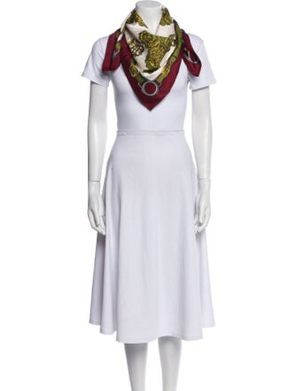 Hermès Cuivreries Silk Scarf