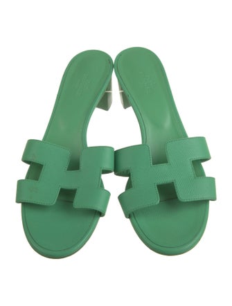 Hermès Oasis Leather Slides