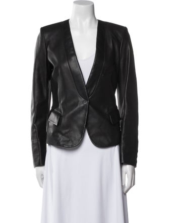 Hermès Leather Blazer